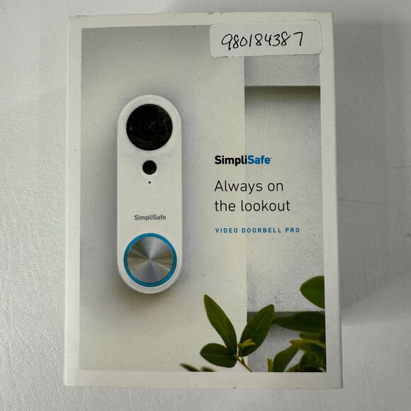 SimpliSafe SSDB3 Pro Smart Home Security Wi-Fi Video Doorbell Wired Camera - Picture 1 of 9